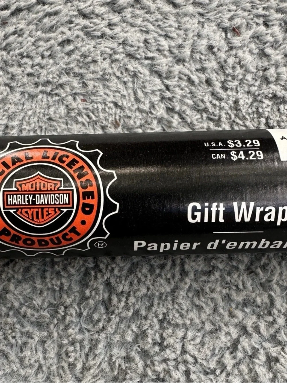 Harley-Davidson vintage gift wrap